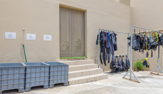 Estação de Lavagem Centro de Mergulho Haliotis São Vicente - Cabo Verde