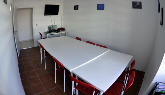 Sala de aulas pequena